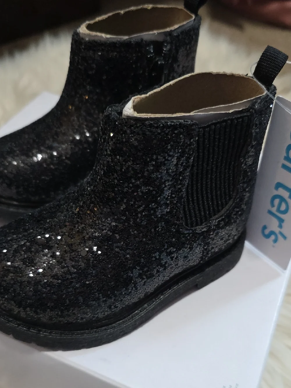 NWT Carter's Bessy Sparkle Boots- Size 4
